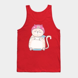 Funny cat Tank Top